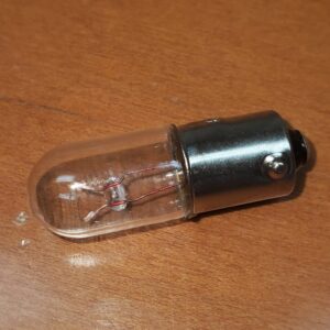 PILOT LIGHT BLUB, 6V INCANDESCENT